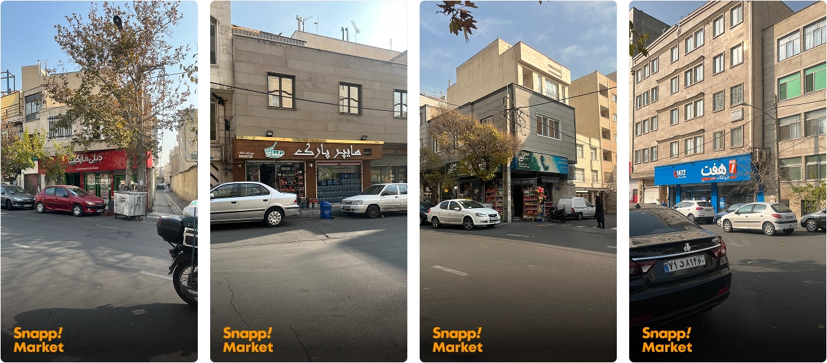 Four vendor storefronts visited for fulfillment-timing research, Tehran